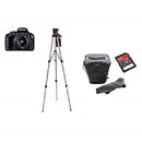 Canon EOS 4000D EF-S 18-55mm III Lens with Tripod, DSLR Bag and 16GB SDHC Memory Card