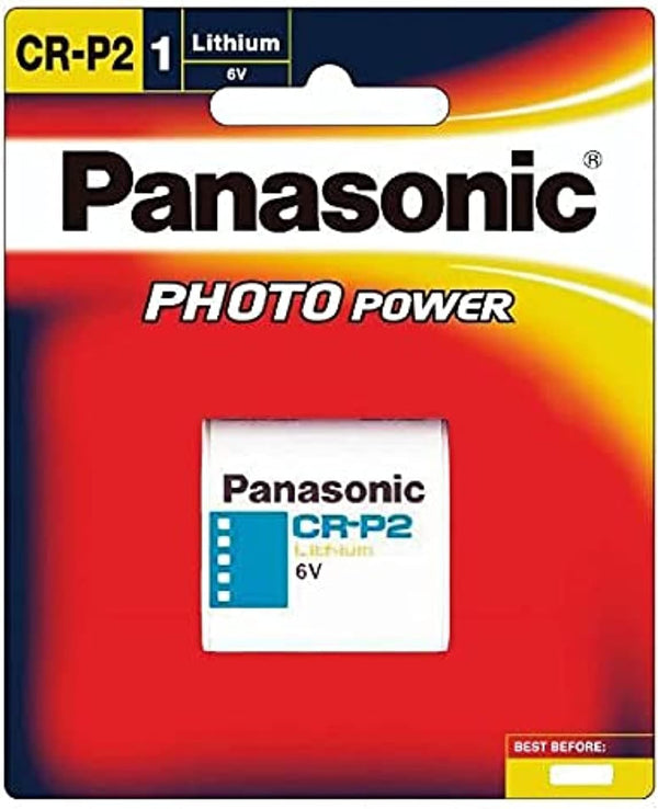 Panasonic CR-P2 1 Lithium Battery 6V (One Card)