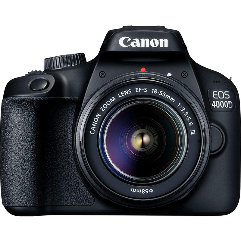 Canon EOS 4000D EF-S 18-55mm III Lens - Black