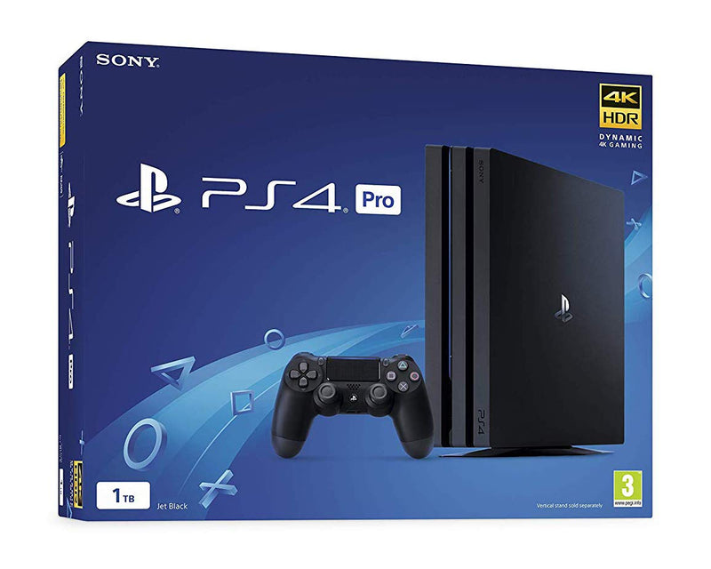 Sony PS4 Pro 1TB Console Jet Black – - Main Image