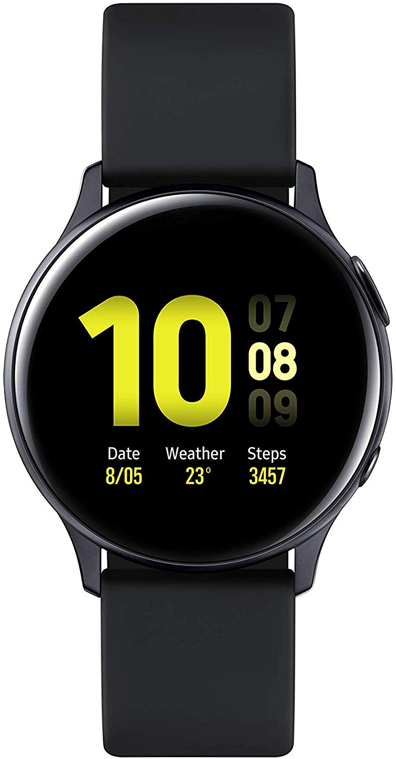 Samsung SM-R820N Galaxy Watch Active 2, 44mm, Aluminium - Aqua Black (Pack of 1)