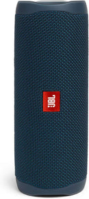 JBL Flip 5 Portable Waterproof Bluetooth Speaker with Hybrid Carrying Case (Blue)