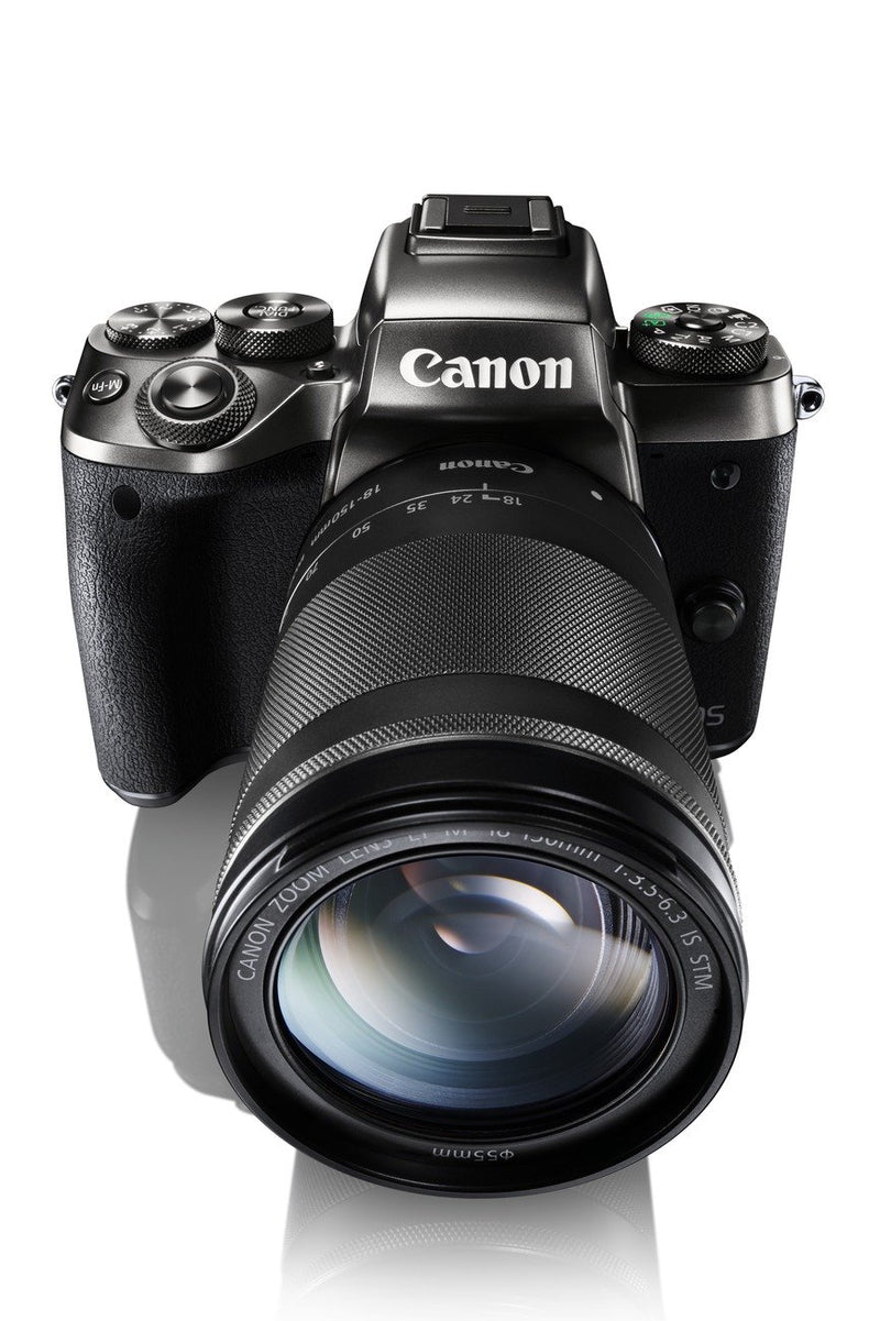 Canon EOS M5 + EF-M 18-150mm f/3.5-6.3 IS STM Lens, Black