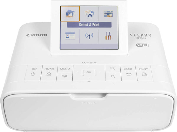 Canon Selphy CP1300 Compact Photo Printer, Whit