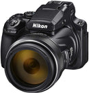 Nikon P1000, 16MP 125 x Optical Zoom Point and Shoot Camera Black