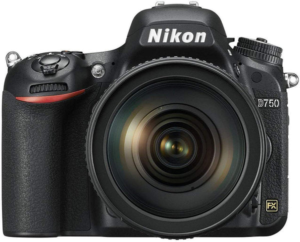 Nikon FX-format D750 - 24.3 MP, SLR Camera 24-120mm Lens, Black