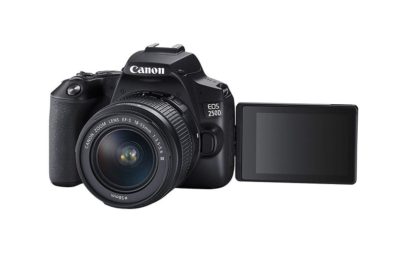 Canon EOS 250D EF-s 18-55mm f/4-5.6 DC III Lens - Black
