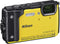 Nikon W300 Waterproof Underwater Digital Camera with TFT LCD, 3", Yellow (26525)