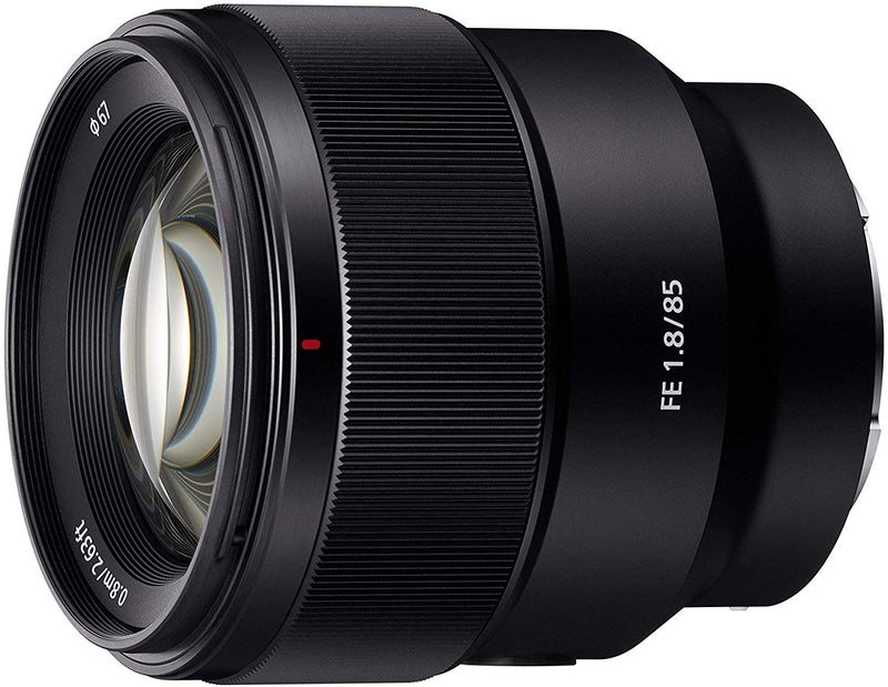 Sony 85mm F/1.8-22 Medium-Telephoto Fixed Prime Camera Lens, Black