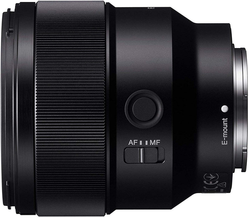 Sony 85mm F/1.8-22 Medium-Telephoto Fixed Prime Camera Lens, Black