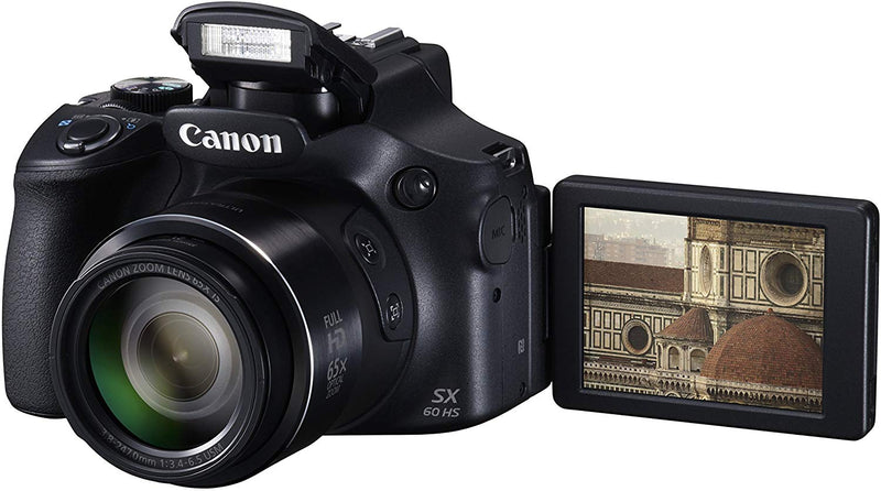 Canon PowerShot SX60 HS - 16.1 MP, Digital Camera, Black