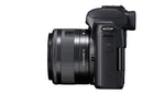 Canon EOS M50 EF-M 15-45mm F3.5-6.3 IS STM lens, 24.1 MP, 4K, Mirrorless Digital Camera, Black