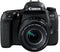 Canon EOS 77D EF-S 18-55mm F4-5.6 IS STM lens , 24.2 MP DSLR Camera, Black