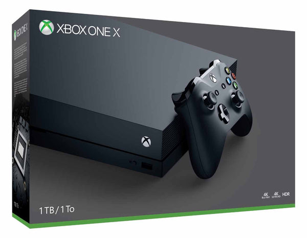 Microsoft Xbox One X 1TB Console (Black)